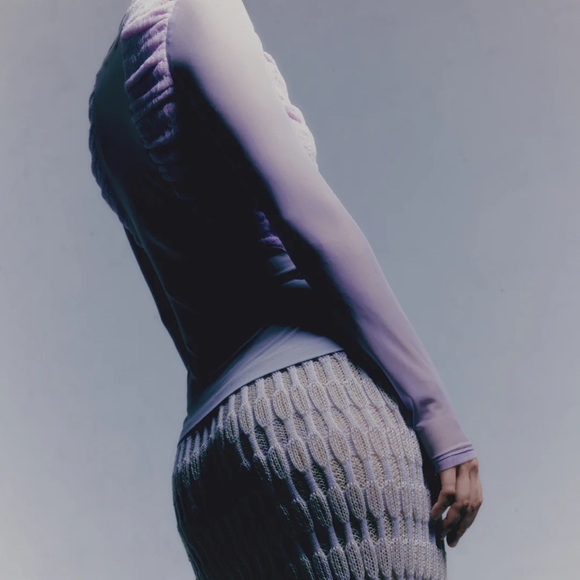 Halo Labels Corrugated Gauze Long Sleeve (NWT) - Picture 4 of 5